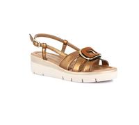 Grunland Sandale mit quadratischem Accessoire | Pagi SA1991 Bronzo 38