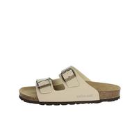 GRUNLAND SARA CB1557 beige anatomische Damenhausschuhe mit Schnallen 41