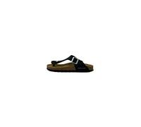Grunland SARA CC4015 Schwarze Flip-Flops Frau anatomische Schnalle 40