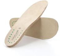 GRUNLAND SO0007 BEIGE Ersatzfußbett aus Latex und echtem Leder für Sandalen und Hausschuhe Damen Unisex der Linien Esta Dara Ines Laba Este Nesi Dogo Finn Nile (41)