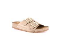Grunland Steckdosenleiste mit Maxiband aus Nubuk | PADO CI1917, beige, 38 EU