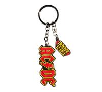 Grupo Erik AC/DC Schlüsselanhänger Ringe Schlüsselring | Key Chain Offizieller AC/DC Fanartikel Geschenke Männder und Frauen