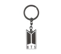 Grupo Erik BTS Logo Schlüsselanhänger Ring Kuscheltier Merch | Key Chain Größe 3 x 9 cm - Offizielle Lizenz