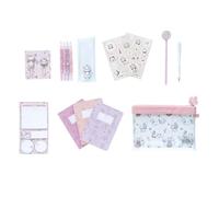 Grupo Erik Schreibwaren Disney Aristocats Marie Kugelschreiber Bleistift mit Radiergummi - Federmäppchen Groß - Büroklammern - 4 Textmarker - Notizzettel Klebend Disney Fanartikel