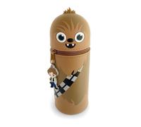Grupo Erik Federmäppchen Star Wars Chewbacca Mäppchen 1 Fach - Federmappe Etui Stifte Schule - Federtasche Mädchen Schlampermäppchen Jungen- Star Wars Merch Geschenke Schulsachen