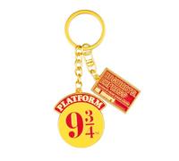 Grupo Erik Harry Potter Gleis 9 3/4 Schlüsselanhänger Ringe Schlüsselring | Key Chain Offizieller Harry Potter Fanartikel