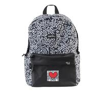 Grupo Erik Keith Haring Moments Rucksack Daypack Damen Rucksack Damen | Herren oder Kinder - Sporttasche - Reise Zubehör - Offizieller Keith Haring Geschenke Fanartikel