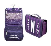 Grupo Erik Kosmetiktasche Klein Wednesday Addams - Vielfältige Kulturtasche Damen - Wasserdichter Kulturbeutel Herren - Praktische Waschtasche Wednesday Merch