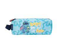 Grupo Erik Stitch Federmäppchen - Mädchen Schulmäppchen mit Griff und Reißverschluss │ Schulmäppchen für Teenager, Schulbedarf und Schreibwaren Ideal Schulanfang, Blau, Schule, blau, Schule
