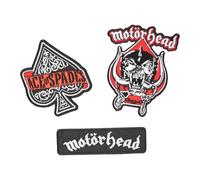 Grupo Erik Patches zum Aufbügeln Bügelbilder für Textilien Motorhead Set 3 Bügelflicken Aufnäher Erwachsene und Kinder - Offizieller Judas Priest Merch