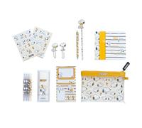 Erik Schreibwaren-Set Peanuts Snoopy, 15-teilig – Federmäppchen, Kugelschreiber, 4 Textmarker
