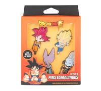 Grupo Erik Set Pins Dragonball Super Saga - 4 Anstecknadeln - Geschenke Anime Manga Dragon Ball Merch Fanartikel