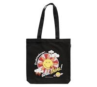Grupo Erik Shopping Bag - Smily Quirky Comics Tasche - Kunststofftasche Schwarz - Offizielles Lizenzprodukt