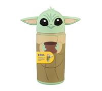 Grupo Erik Federmäppchen Star Wars Grogu Baby Yoda Mäppchen 1 Fach - Federmappe Etui Stifte Schule - Federtasche Mädchen Schlampermäppchen Jungen- Star Wars The Child Merch Geschenke Schulsachen