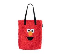 Grupo Erik Tote Bag Einkaufstasche Elmo Sesamstrasse - Leichte Tragetasche Stofftasche Offizieller Sesamstrasse Fanartikel