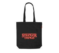 Grupo Erik Tote Bag, Stranger Things Einkaufstasche, Stofftasche aus Baumwoll, Leichte Tragetasche, Praktische Jutebeutel, Stoffbeutel mit offizieler Lizenz