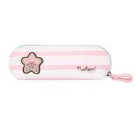 Grupo Erik Unisex Kinder Trousse Pusheen Rose Collection Reisezubehör- Brustbeutel, Streifen, 9 x 22,5 x 5 cm