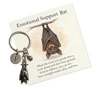 Gruseliger Charm-Halter - Halloween-Schlüsselanhänger, inspirierender Fledermaus-Schlüsselanhänger, Halloween-Schlüsselanhänger für Kinder, Erwachsene, Strumpffüller, Klassenzimmer, Preise, Rucksack