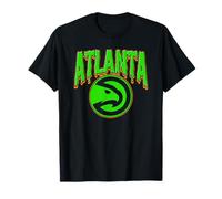 Gruseliges Halloween-Logo der NBA Atlanta Hawks T-Shirt