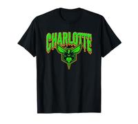 Gruseliges Halloween-Logo der NBA Charlotte Hornets T-Shirt