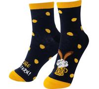 GRUSS & CO Herrensocken Motiv "Prostern" | lustige Motivsocken, Größe 41-46, Zaubersocken, figürlich gepresst | Geschenk für Ihn, Osternnest | 73818