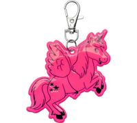 GRUSS & CO Sheepworld, 74224 - Anhänger Neon Reflektor, Einhorn, Supercoole Schulweg-Begleiter, Länge 10cm, mit Karabiner