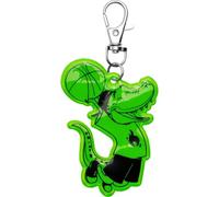 GRUSS & CO Sheepworld, 74225 - Anhänger Neon Reflektor, Dino, Supercoole Schulweg-Begleiter, Länge 10cm, mit Karabiner