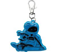 GRUSS & CO Sheepworld, 74226 - Anhänger Neon Reflektor, Roboter, Supercoole Schulweg-Begleiter, Länge 9,5cm, mit Karabiner