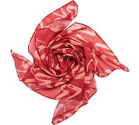 GRUSS & CO Tuch Motiv Wundervoll: Chiffontuch mit Herzchen Allover-Druck, gepackt in Geschenkbox, 60 cm x 60 cm