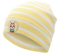 Sheepworld AG GRUSS & CO Zaubermütze für Kinder, in Mützen-Form gepresst, mit Motivdruck 'Winter Faultier', Einheitsgröße für Kinder von 3-7 Jahren
