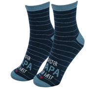 GRUSS & CO Zaubersocken Bester Papa | Herrensocken, Größe 41-46, gepresst geliefert | Geschenk für Papa, Vatertagsgeschenk | 74573