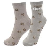 GRUSS & CO Zaubersocken "Hund" | Herrensocken, Größe 41-46, 80% Baumwolle, 15% Nylon, 5% Elasthan, Mehrfarbig | 46808