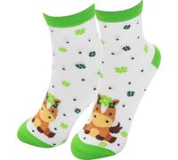 GRUSS & CO Zaubersocken Kind Pferd | Kindersocken, Größe 30-35, mehrfarbig | Geschenk Geburtstag, Geschenk lustig, Glücksbringer | 74421