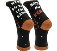 GRUSS & CO Zaubersocken Männer "Kekse" | Herrensocken, gepresst, Größe 41-46 | Geschenk, lustige Überraschung | 74399