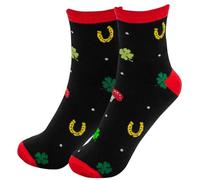 GRUSS & CO Zaubersocken Männer Viel Glück | Herrensocken, Größe 41-46, mehrfarbig | Geschenk Geburtstag, Geschenk lustig, Glücksbringer | 74425