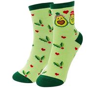 GRUSS & CO Zaubersocken mit Motiv "Avocado" | Damensocken, Größe 36-40, mehrfarbig | Geschenk für Sie, lustiges Geschenk | 49965