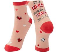 GRUSS & CO Zaubersocken mit Motiv "Frau" | Damensocken, Größe 36-40, in Form gepresst | lustiges Geschenk, Liebe, Valentinstag | 73804