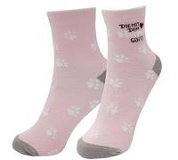 GRUSS & CO Zaubersocken mit Motiv "Hund" | Damensocken, gepresst, Größe 36-41 | Geschenk, lustige Überraschung | 46807