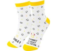 Sheepworld Zaubersocken Motiv Lächle – passend für Größe 41-46
