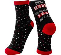 GRUSS & CO Zaubersocken mit Motiv "Mann" | Herrensocken, Größe 41-46, in Form gepresst | lustiges Geschenk, Liebe, Valentinstag | 73805