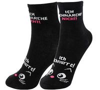 GRUSS & CO 45598 Zauber-Socken, Baumwolle/Nylon/Elastan, Schwarz, Größe: 36-40
