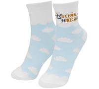 GRUSS & CO Zaubersocken mit Motiv Schön | Damensocken, Größe 36-40, mehrfarbig | Geschenk Geburtstag, Geschenk lustig | 48965