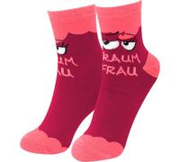GRUSS & CO Zaubersocken mit Motiv "Traumfrau" | Damensocken, Rosa, Größe: 36-40 | lustiges Geschenk, Geschenk für Sie | 45596