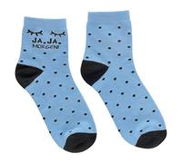 GRUSS & CO Zaubersocken mit Motivdruck "Ja, Ja" | Damensocken, Größe 36-40, mehrfarbig | Geschenk Geburtstag, Geschenk lustig | 46401