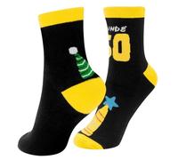 GRUSS & CO Zaubersocken Motiv "50. Geburtstag" | Herrensocken, Größe 41-46, mehrfarbig | Geschenk Geburtstag, Geschenk lustig | 74343