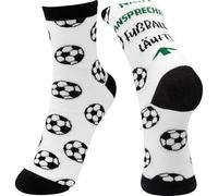 GRUSS & CO Zaubersocken Motiv Fußball | Herrensocken, Größe 41-46, mehrfarbig | lustiges Geschenk, Männergeschenk | 48223