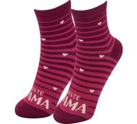 GRUSS & CO Zaubersocken Motiv Mama | Damensocken, Größe 36-40, mehrfarbig | Geburtstagsgeschenk, lustiges Geschenk | 74597