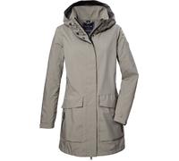 Softshellparka "GS 95 WMN SFTSHLL PRK", Damen, Gr. 42, grün (helloliv), Oberstoff: Oberseite: 100% Polyester (recycelt), Rückseite: 100% Polyester (recycelt), G.I.G.A. DX BY KILLTEC, sportlich, Jacken