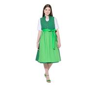 Gs1 Data Protected Company 4069787000005 Damen Dirndl Viola Knöpfe Dress, Grasgrün, 50 EU