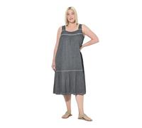 gs1 data protected company 4069787000005 Damen Jerseykleid Mit Volants Und Eingriffstaschen Dress, Graphitgrau, 54-56 EU